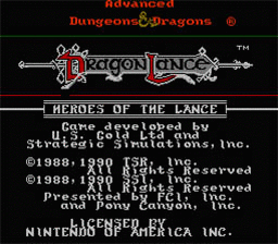 Adv. Dungeon & Dragon - Heros of Lance