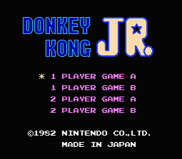 Donkey Kong Jr. no Sanssu Asobi