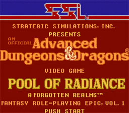 Adv. Dungeon & Dragon - Pool of Radiance
