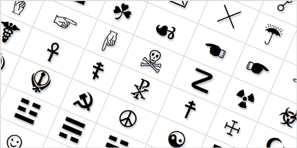 Ponto XD: Tabela com mais de 4000 símbolos e caracteres especiais